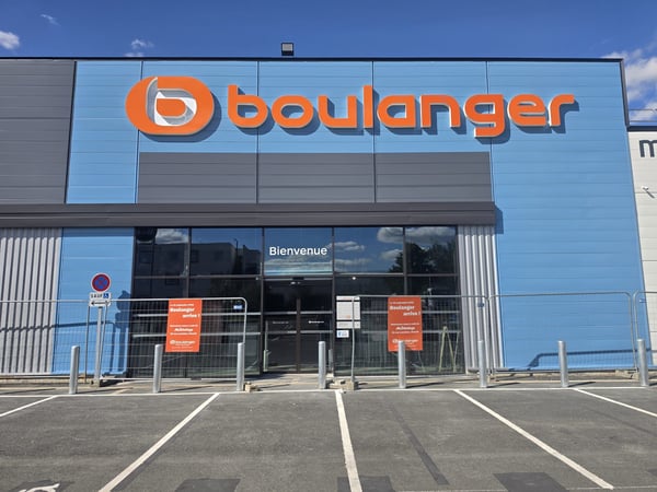 Façade du magasin électroménager - Boulanger Blois