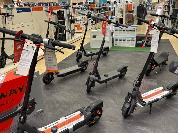 L'univers des trottinettes électriques est prêt à vous recevoir au sein de votre magasin  Boulanger Bourges - Saint-Doulchard.