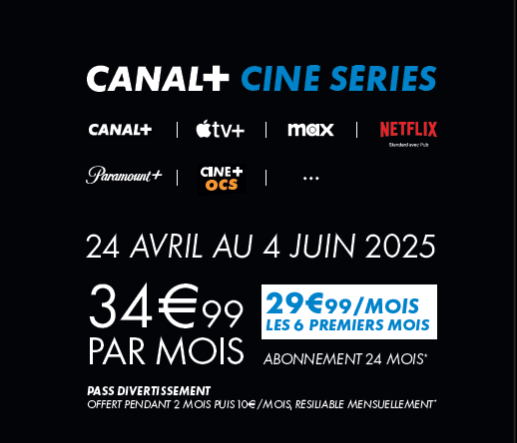 🎬 Canal+ Ciné Séries : tout le meilleur du streaming à prix canon ! 🍿