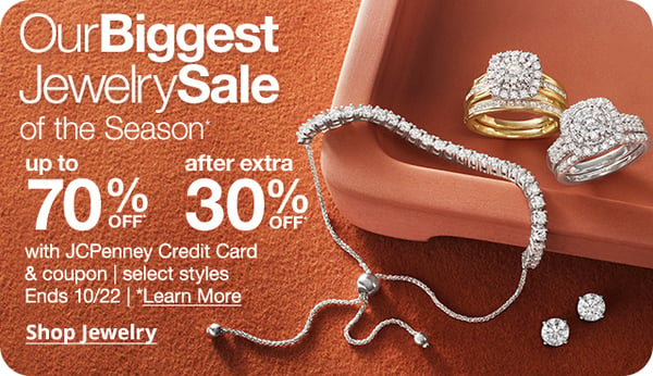 JCPenney: 30% Off Select Apparel, Shoes, Accessories & Jewelry In