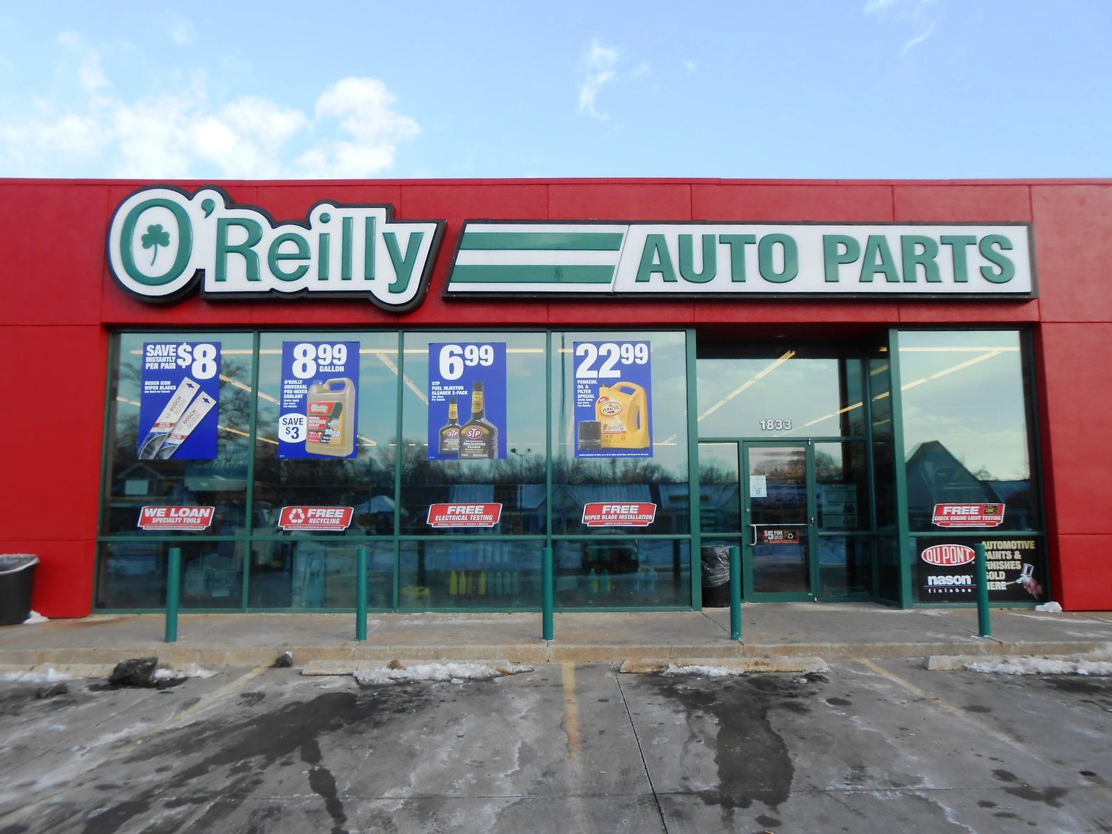 1833 Broadway Quincy, IL O'Reilly Auto Parts