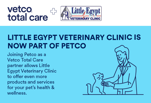 Vetco Total Care Little Egypt Veterinary Clinic Message