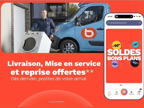 Livraison, mise en service et reprise offertes chez Boulanger Angoulême - Champniers