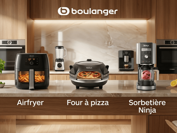Appareils de cuisine exposés chez Boulanger Chambéry
