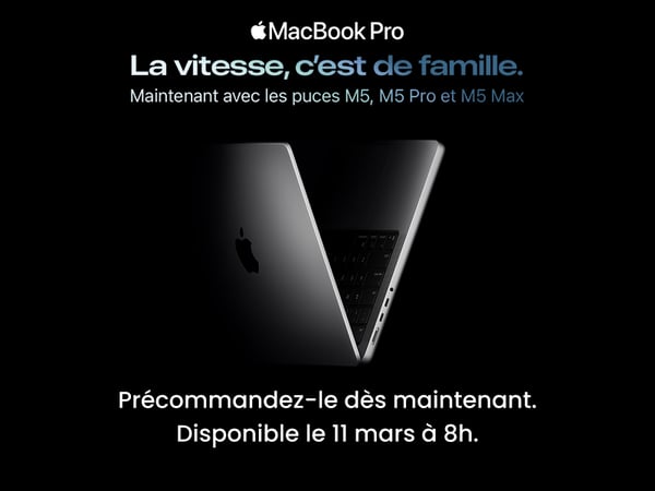 MacBook Pro M5 – Précommande chez Boulanger Mâcon