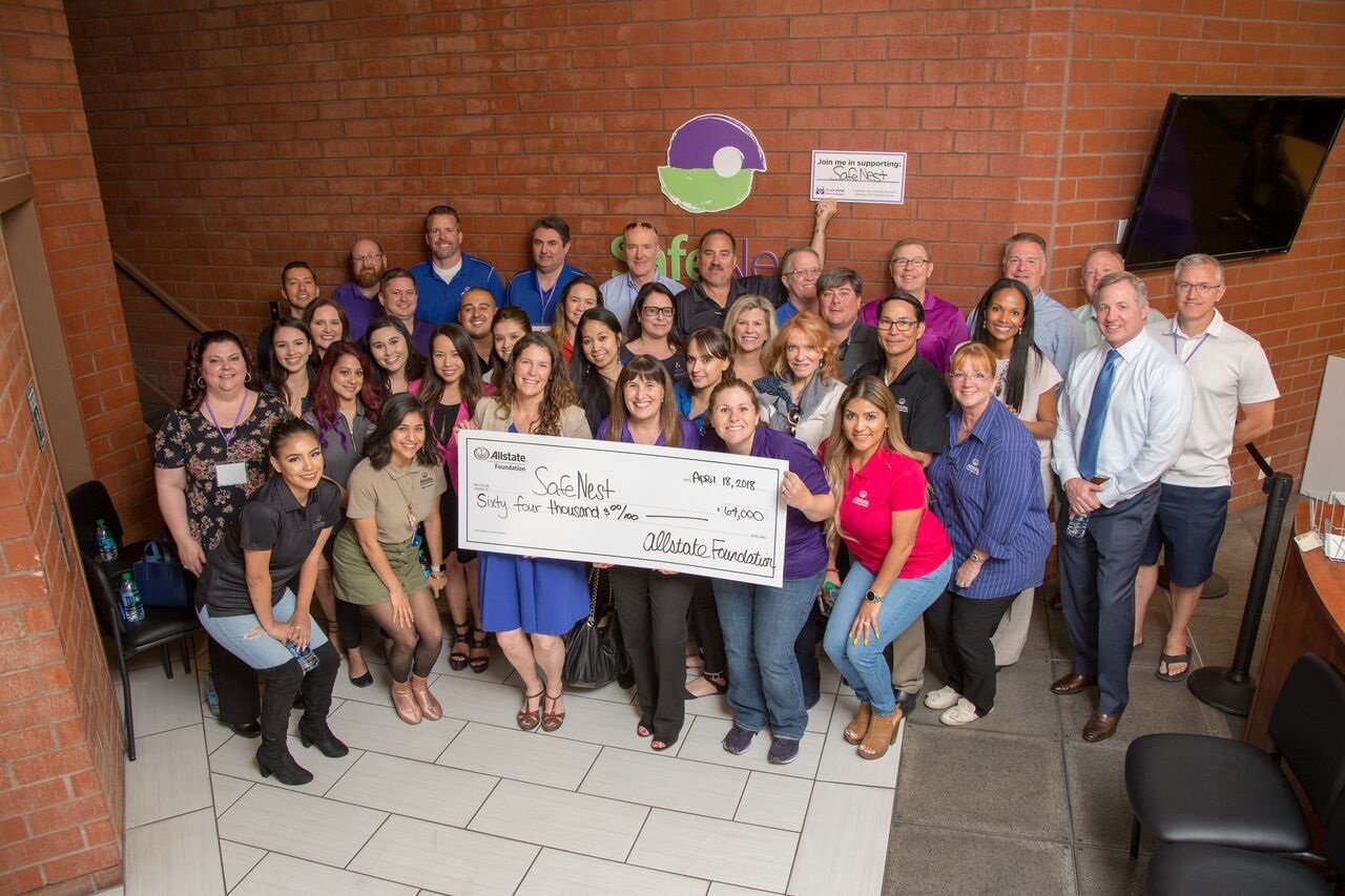 SafeNest Receives Allstate Foundation Helping Hands Grant