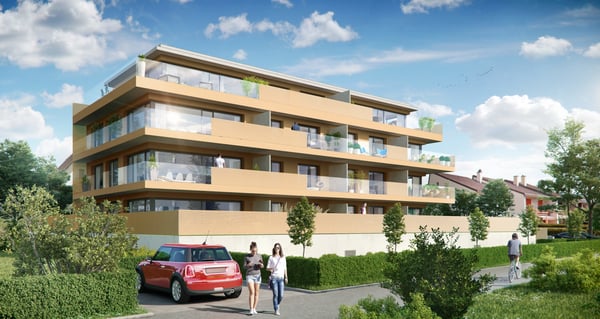 Projet - Immeuble locatif - Yverdon-les-Bains