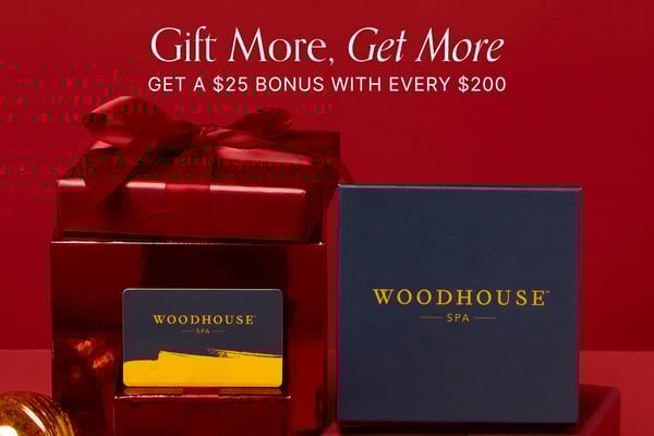 Holiday Bonus Cards at Woodhouse Spa