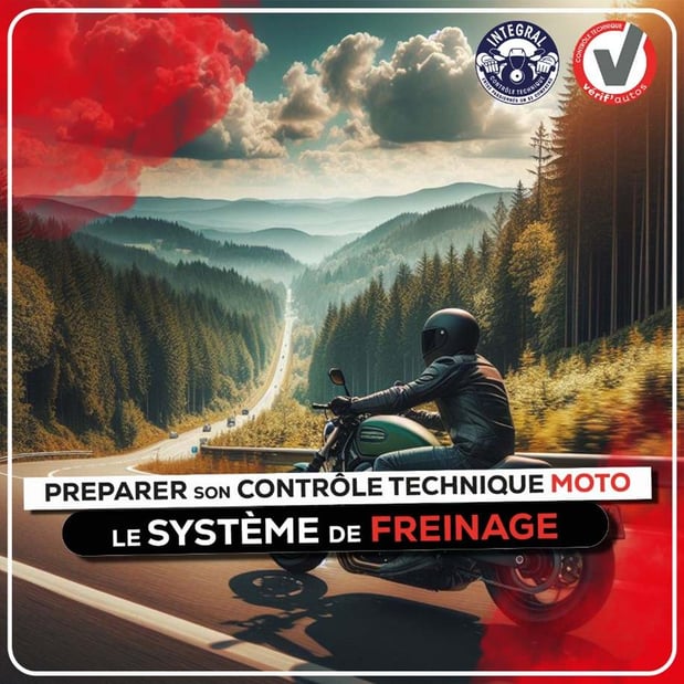 Préparer son contrôle technique moto - Le système de freinage