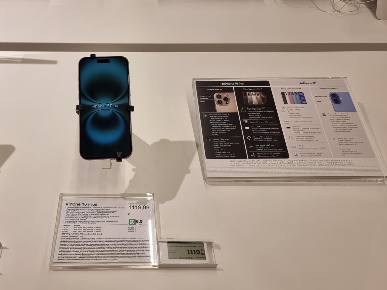 IPhone 16, 16 plus, 16pro, 16 pro max disponible dans votre magasin Boulanger Echirolles