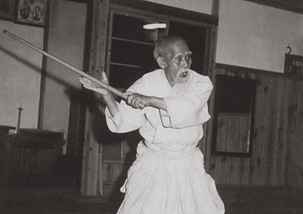 O Sensei Morihei Ueschiba fondatore dell'Aikido (1883 - 1969)