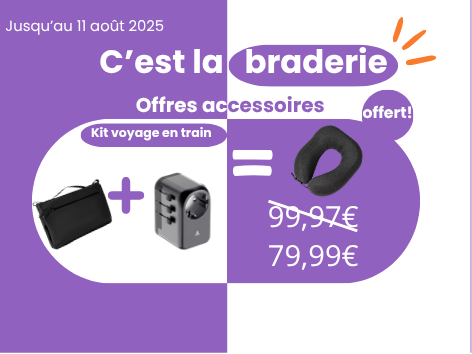 Offres accessoires: Kit voyage en train !