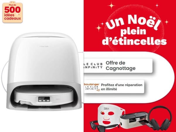 Transformez votre routine de nettoyage avec notre aspirateur Roborock  retrouvez toute la Gamme d'aspirateurs robots chez Boulanger Bordeaux Mérignac et ainsi de profiter des offres de Noël.
