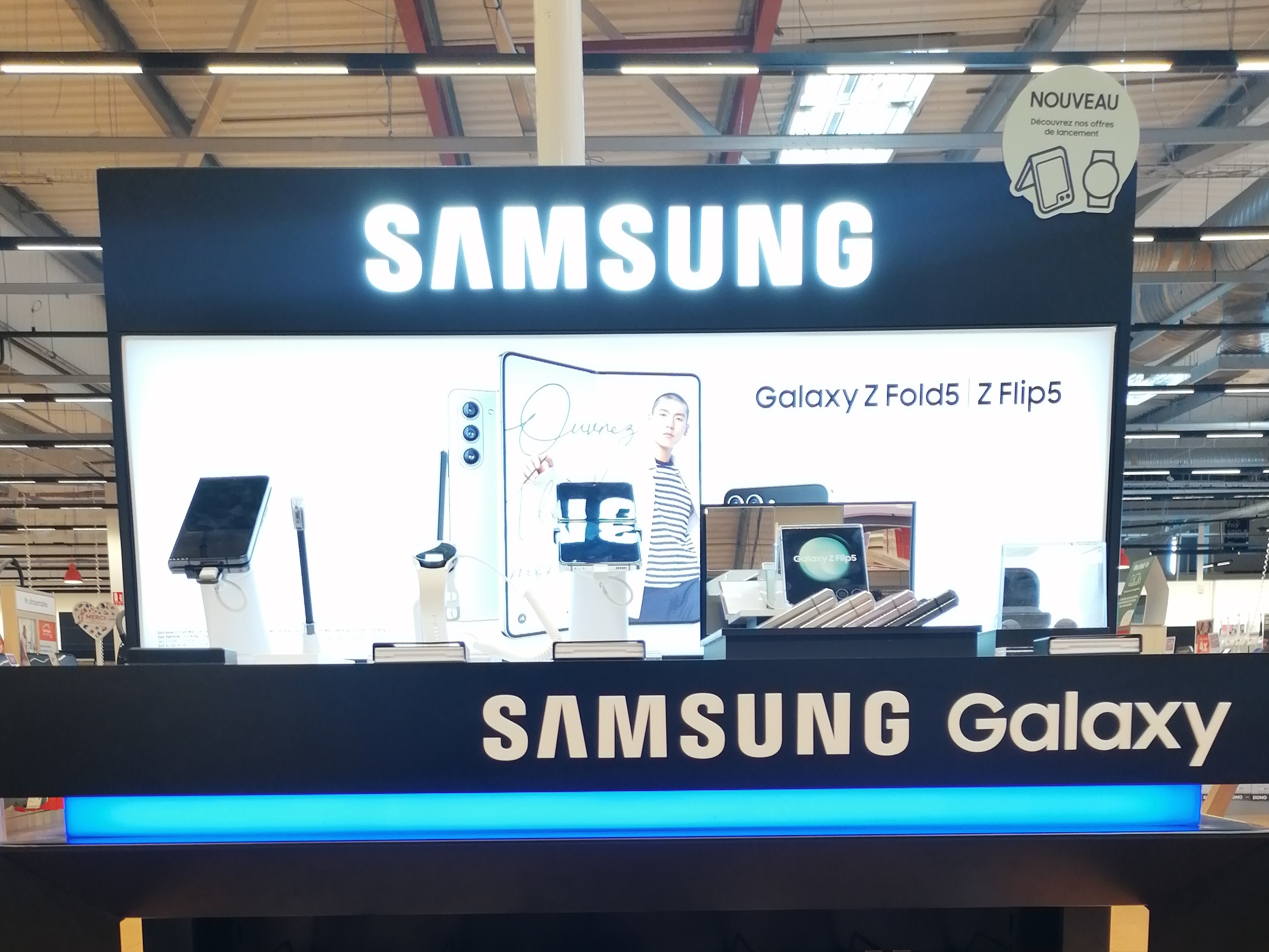 Samsung smartphone pliable nouveauté boulanger troyes