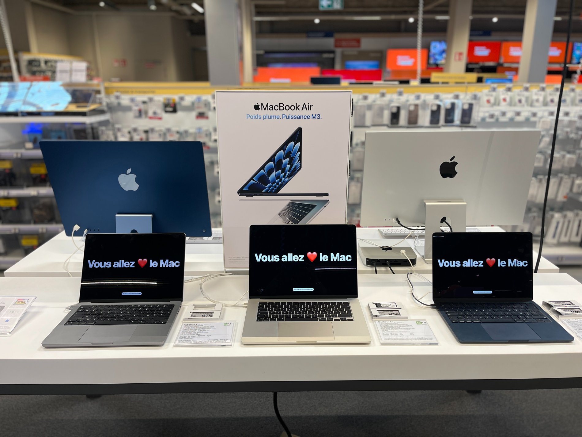MacBook du magasin Boulanger Arras