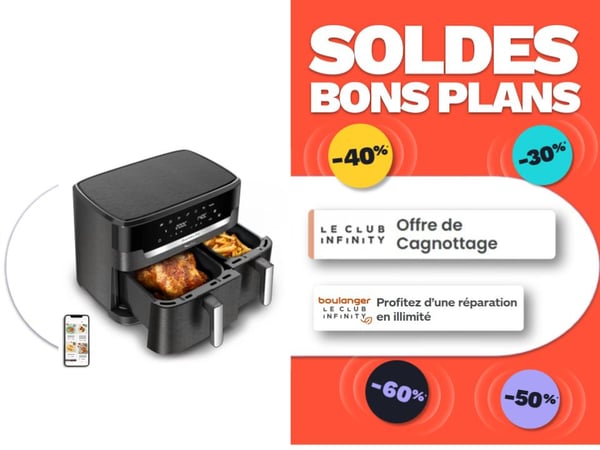 Optez pour le Airfryer ! Plus économique et plus écologique, il vous permettra de préparer de délicieux plats tout en préservant l'environnement ! Venez découvrir nos offres bons plans et soldes chez Boulanger Bordeaux Mérignac.