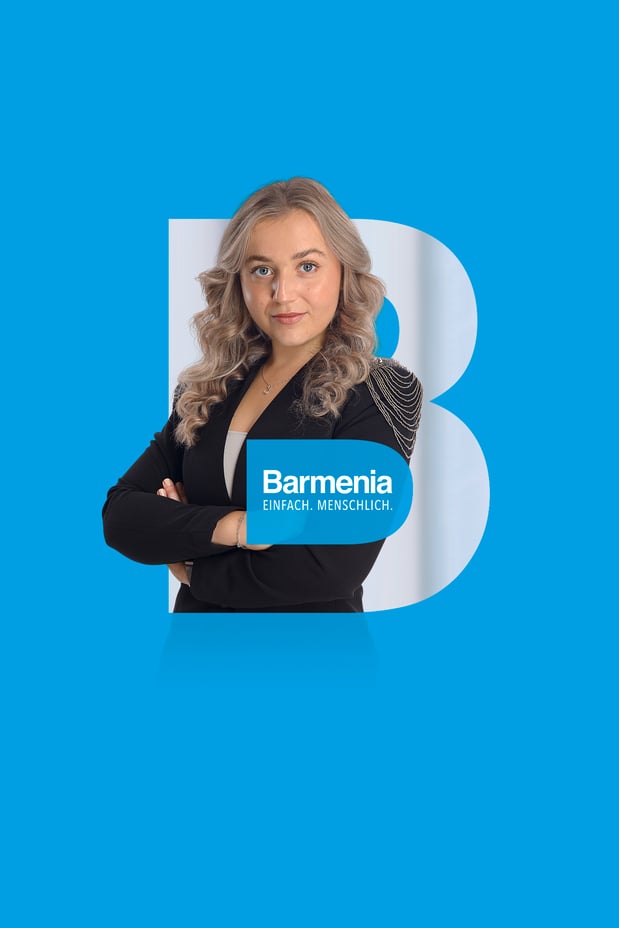 Daria Chmielewska. Ihre Ansprechpartnerin für die Barmenia Versicherung in Wuppertal.