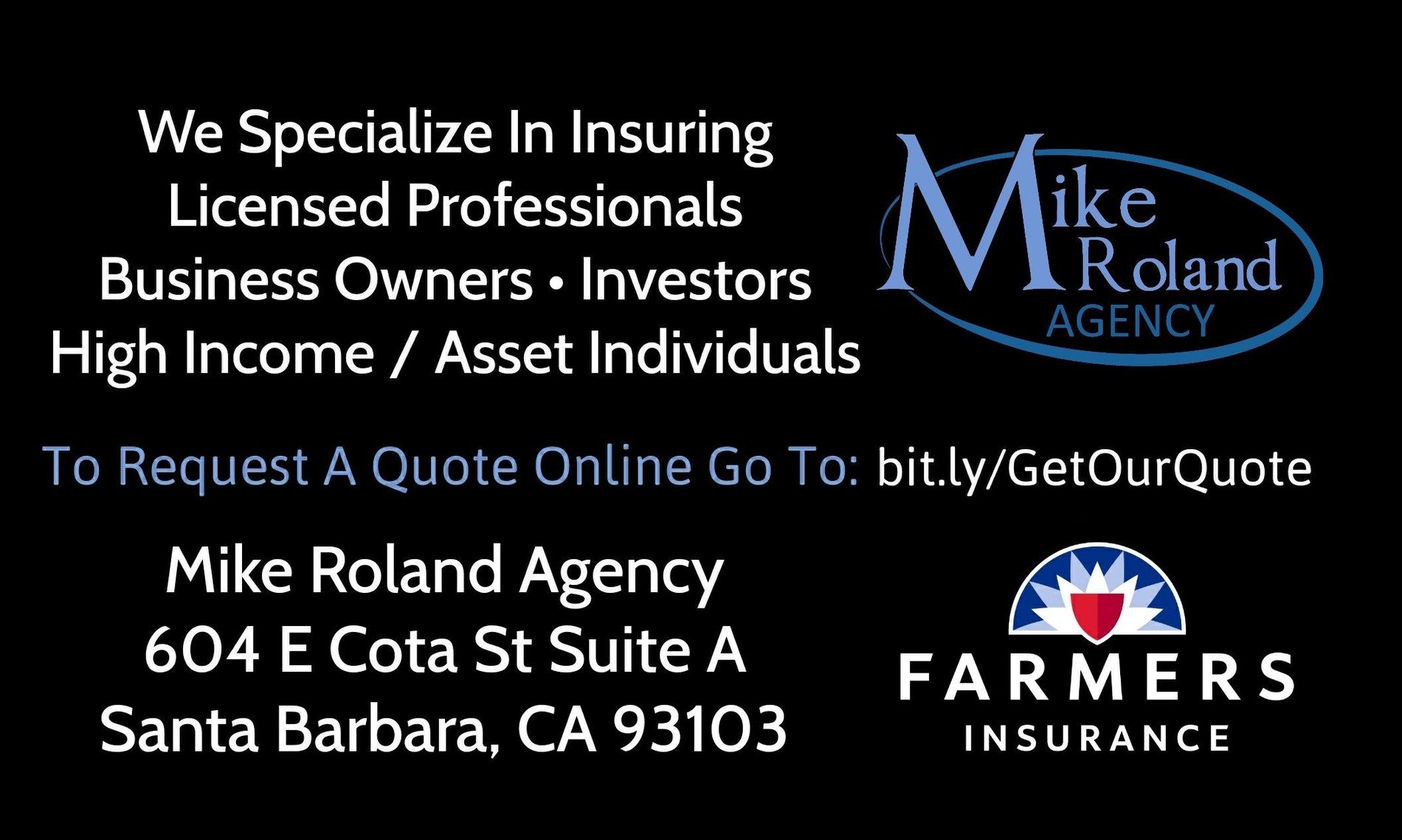 Mike Roland Farmers Insurance Agent In Santa Barbara Ca