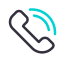 icon of a telephone handset