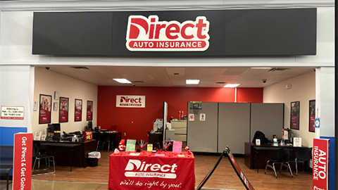 Direct Auto Insurance storefront located at  555 Colemans Crossing Blvd, Marysville