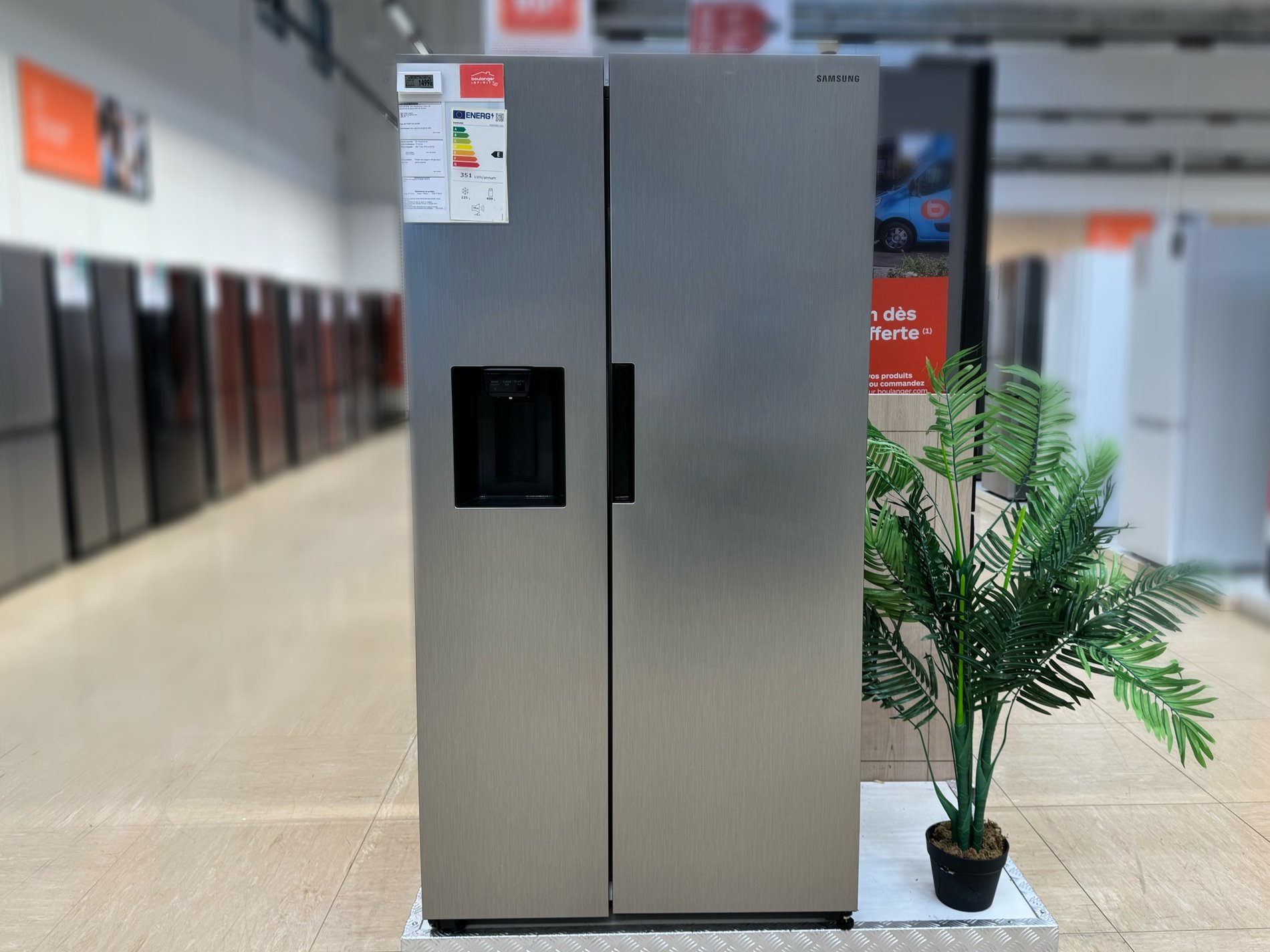 réfrigérateur américain samsung dans votre magasin boulanger st quentin fayet