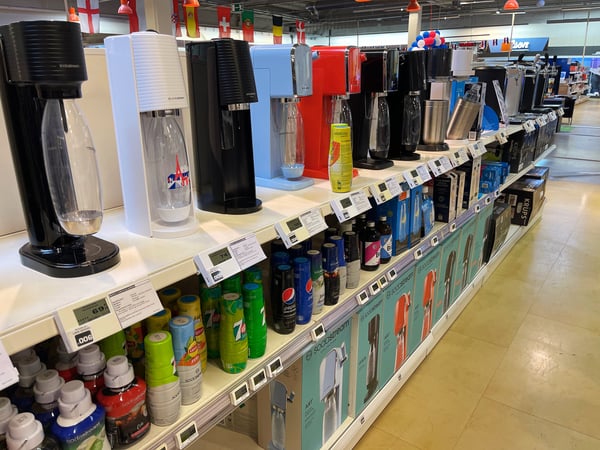 Coin SodaStream chez Boulanger Dijon Toison d'Or