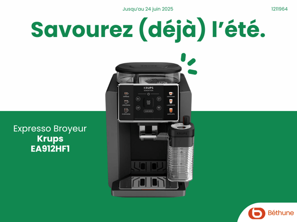 Expresso Broyeur KRUPS Sensation lait EA912HF1