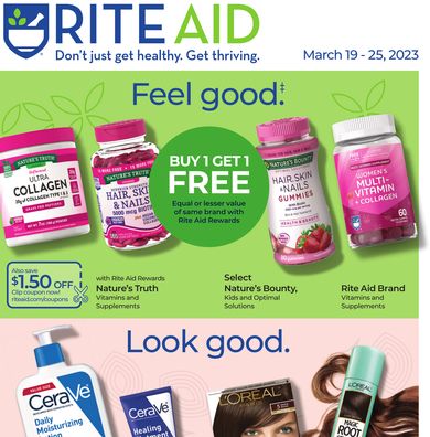 Rite Aid Weekly Ad March 19th - March 25th
