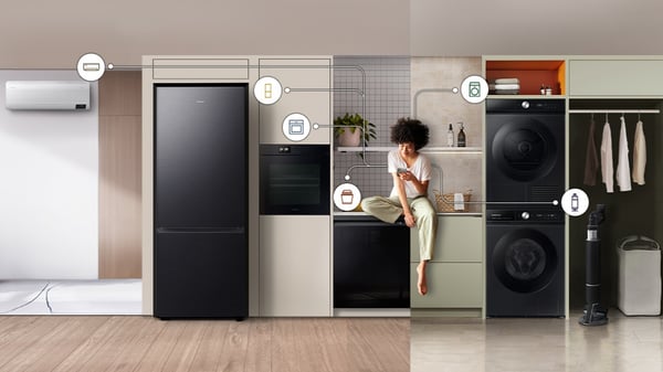 Maison connectée Samsung via IA avec Réfrigérateur, machine à laver, aspirateur de Boulanger Châlons en Champagne