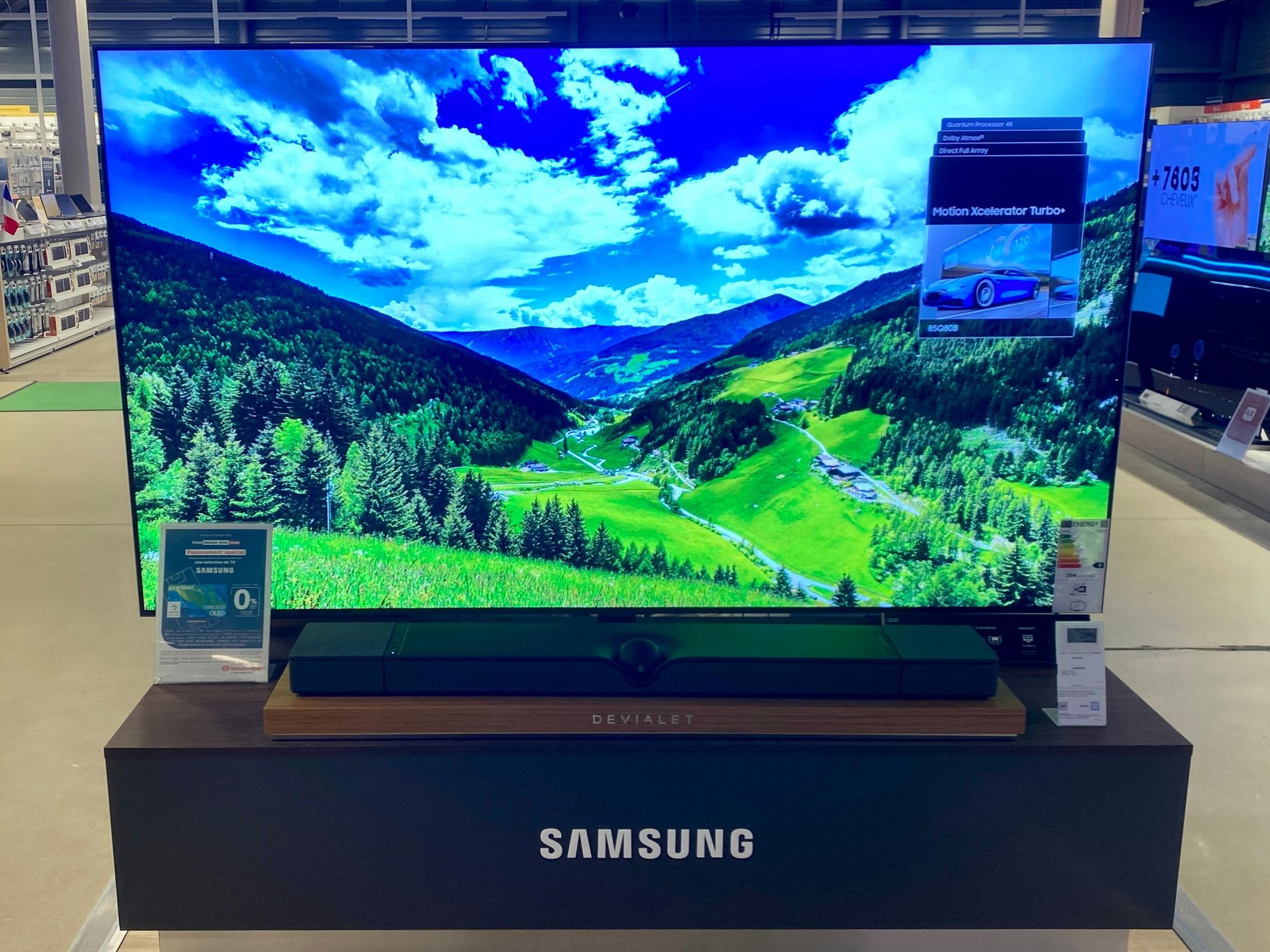 Venez découvrir dans votre magasin Boulanger Wittenheim notre espace télé avec des téléviseurs samsung, Oled, Qled, Néoled