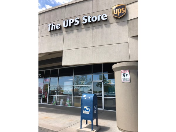 Facade of The UPS Store Cheyenne Mountain Shopping Center