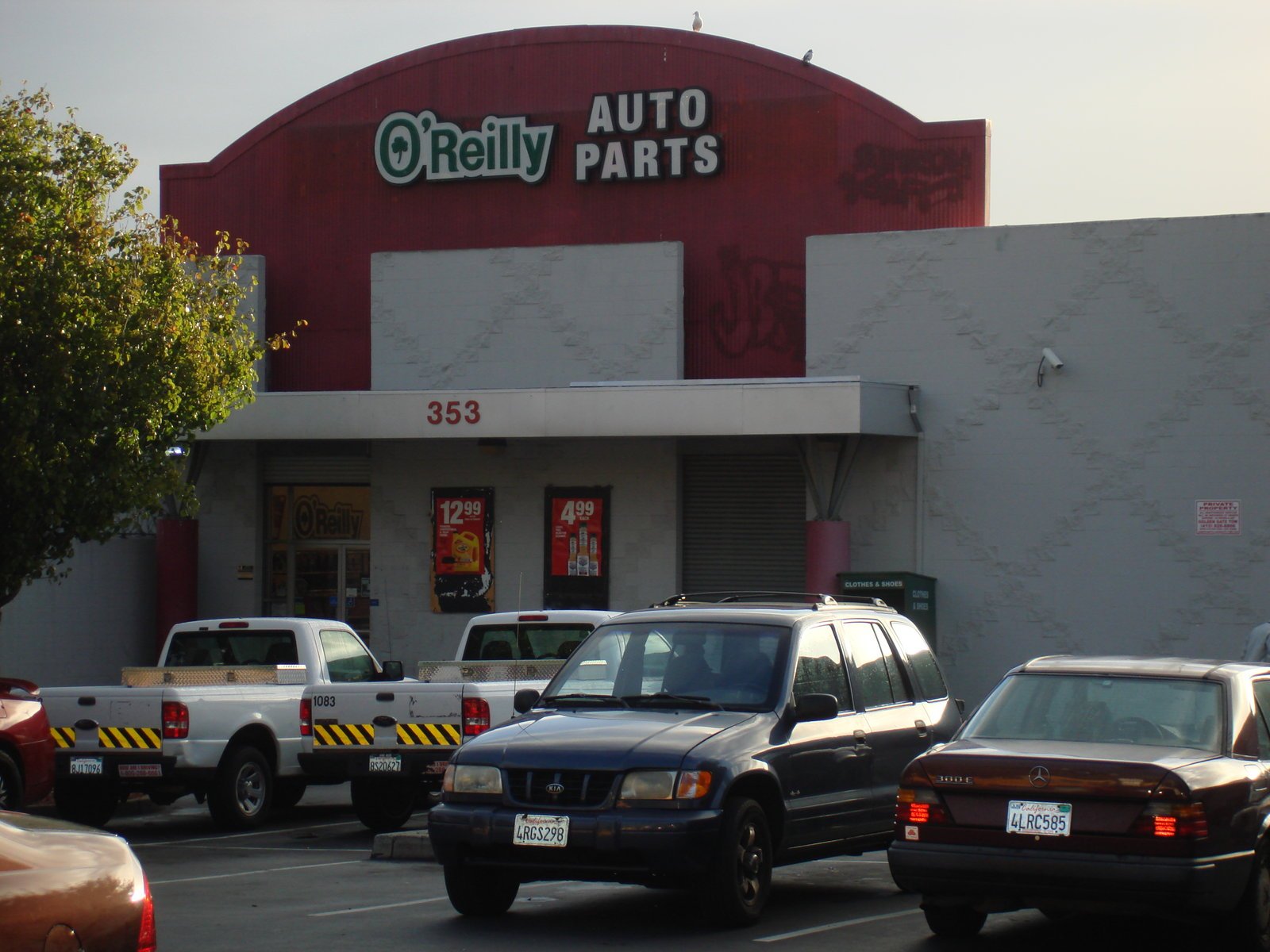 353 Bayshore Boulevard San Francisco, CA O'Reilly Auto Parts