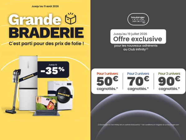 Envie de vous faire plaisir avec la Braderie à Niort ? Profitez d'un 4X sans Frais jusqu'au 13 juillet !