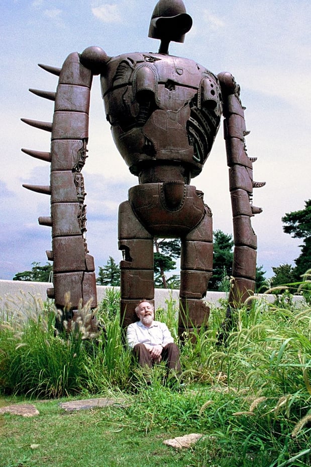 『天空の城ラピュタ』の空中庭園をイメージしてつくられた屋上庭園　© Museo d'Arte Ghibli