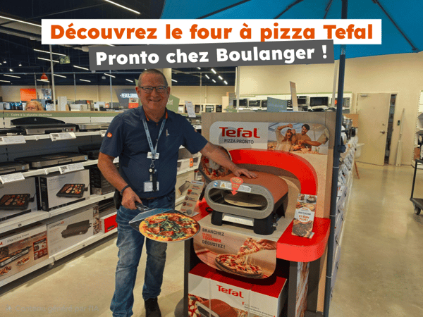four à pizza maison Tefal Pronto Boulanger Tourville la rivière Rouen