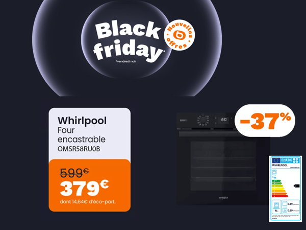 Four encastrable WHIRLPOOL OMSR58RU0B