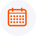Avatar icon of calendar to manage day-to-day tasks