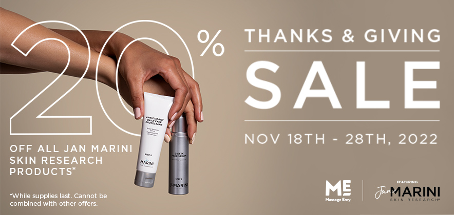 LIMITED TIME OFFER: Save 20% on Jan Marini Skin Research® Products