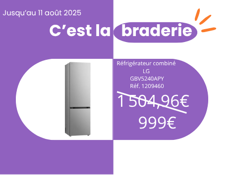 Réfrigérateur combiné LG GBV5240APY