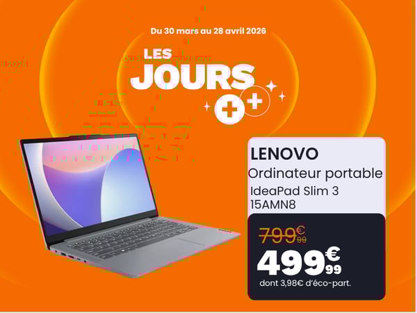 Ordinateur portable LENOVO IdeaPad Slim 3 15AMN8