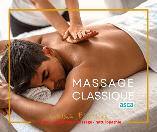 Massage classique, agréée asca