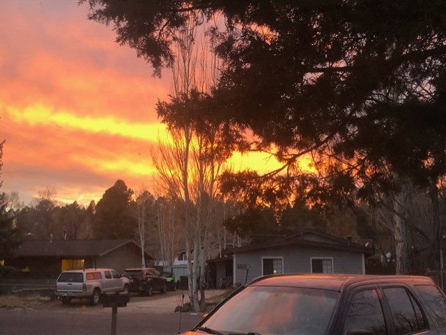 Another stunning sunset in Flagstaff AZ