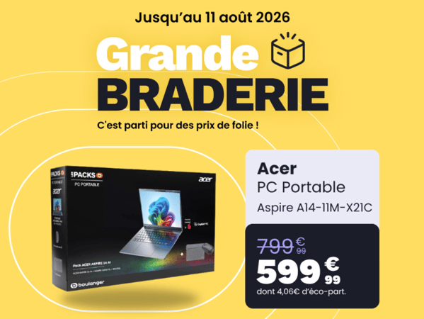 Ordinateur portable ACER Pack Aspire A14-11M-X21C