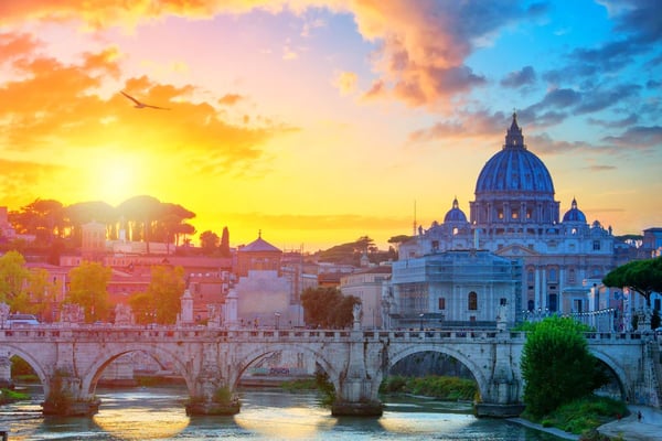 ローマ夕暮れ
