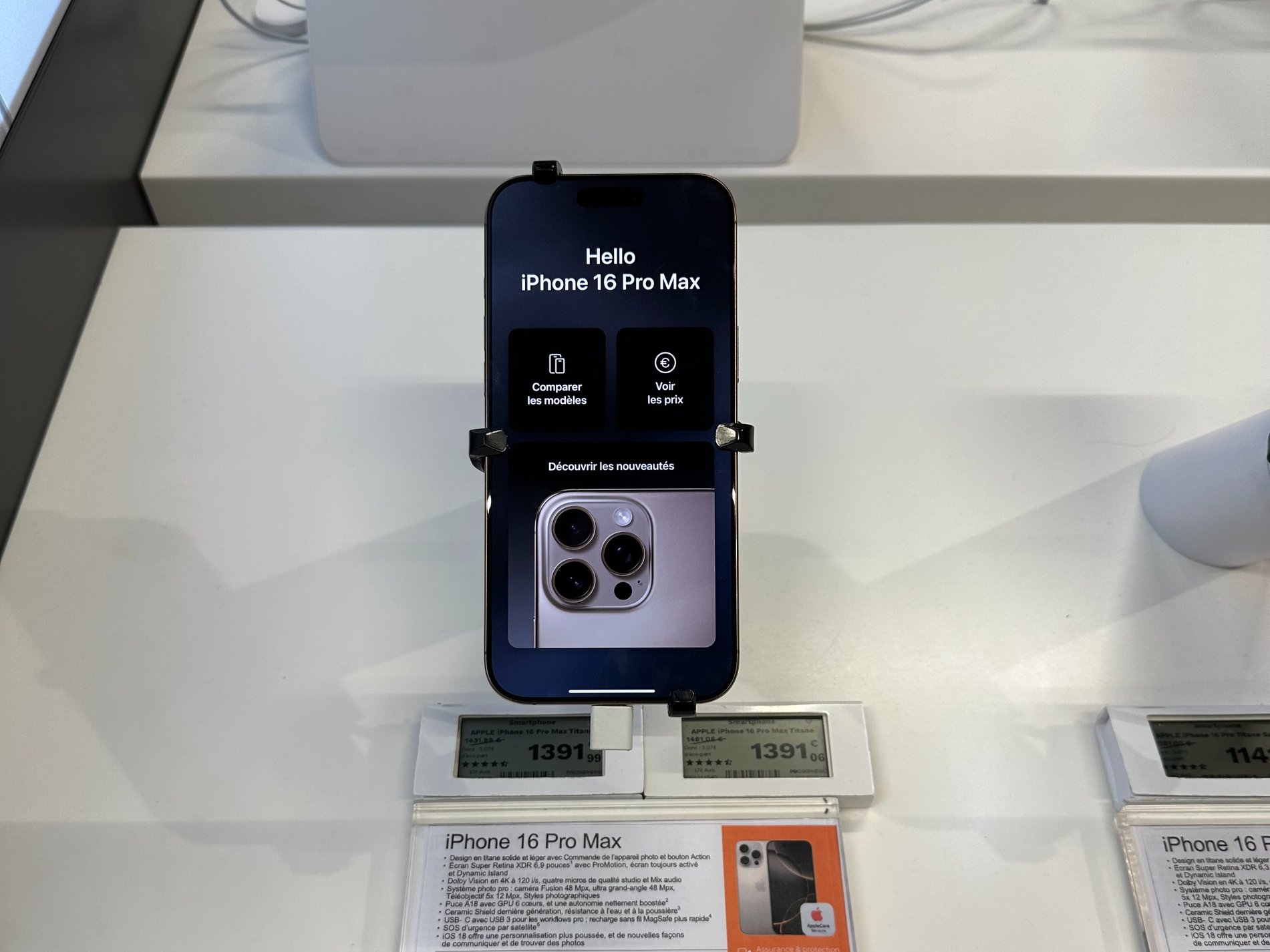 iphone 16 pro max dans votre magasin Boulanger Orléans Saran