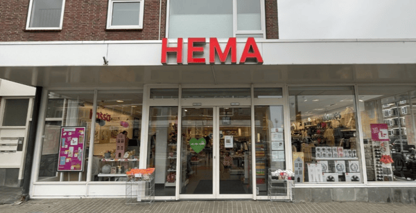 Voorkant HEMA Groningen-Overwinningsplein