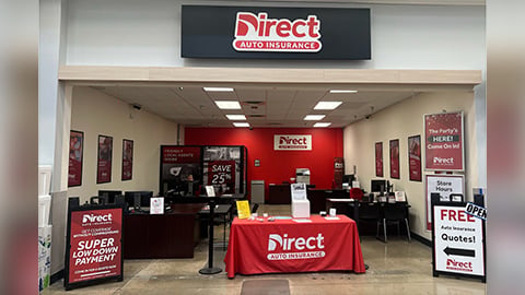 Direct Auto Insurance storefront located at  2500 Daniel McCall Dr, Lufkin