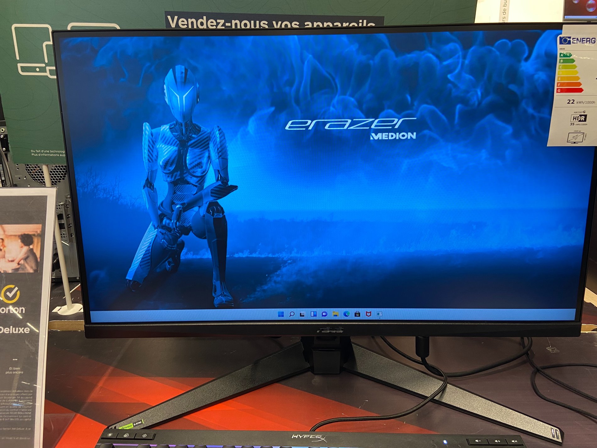 ecran pc gamer asus boulanger colmar