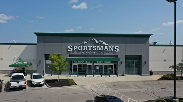 The front entrance of Sportsman's Warehouse in Cincinnati