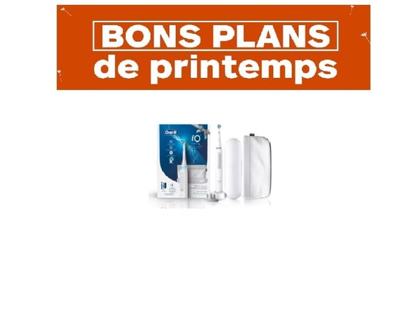 Brosse à dents électrique Oral-b IO 4 White edition cadeau - Boulanger Thiais